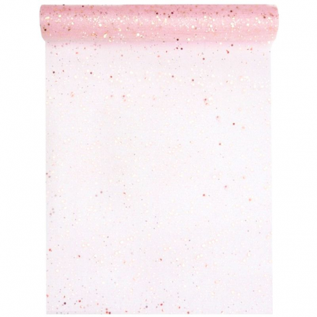 Chemin de table Paillettes 28CM x 5M ROSE GOLD - pièce