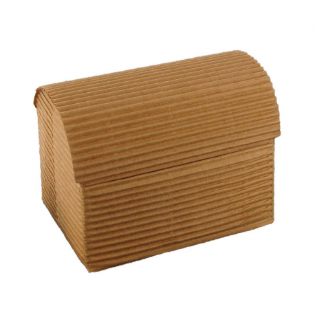 Coffre GM carton ondulé NATUREL - pièce