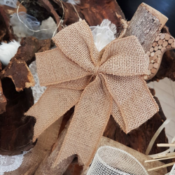 Noeud en jute naturel - pièce
