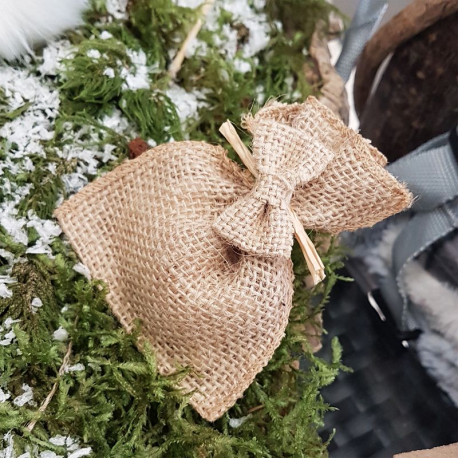 Sacs en jute - 5 pièces