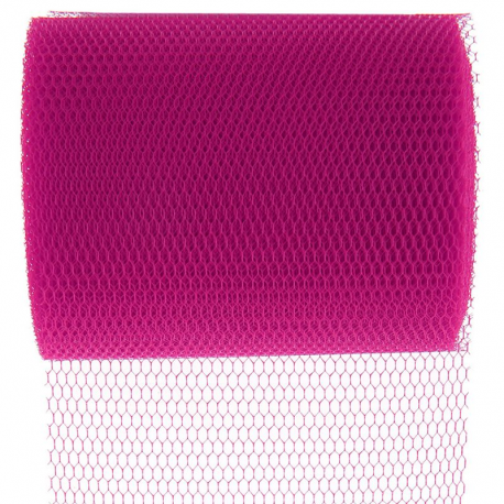 Tulle Déco Largeur 8CM FUCHSIA - pièce