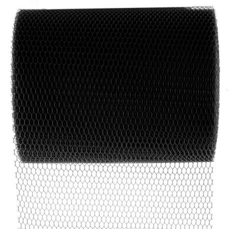 Tulle Déco Largeur 8CM NOIR - pièce