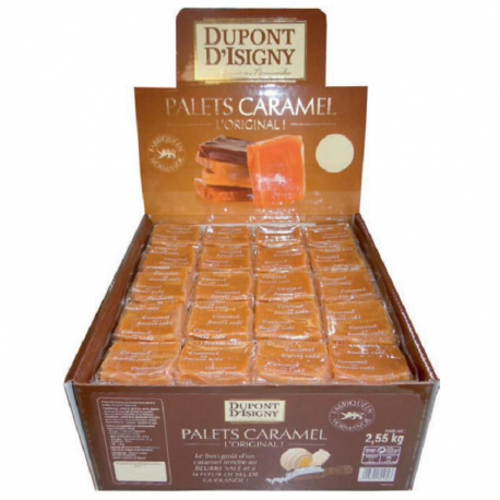Caramels palets tendres au beurre salé 13g - 2,5kg