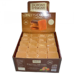 Caramels palets tendres noisettes 13g - 2.5kg