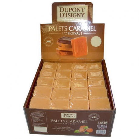 Caramels palets tendres noisettes 13g - 2.5kg
