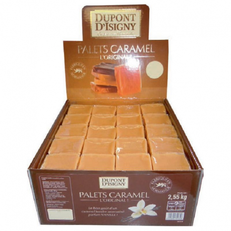 Caramels palets tendres vanille 13g - 2.5kg