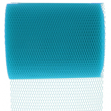 Tulle Déco Largeur 8CM TURQUOISE - pièce