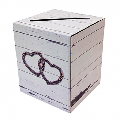 Urne / Tirelire double Coeur - pièce