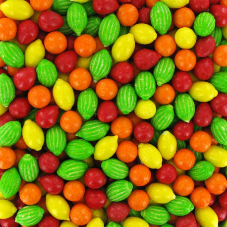 Chewing gum Macédoine - sachet de 250 (1,5kg)