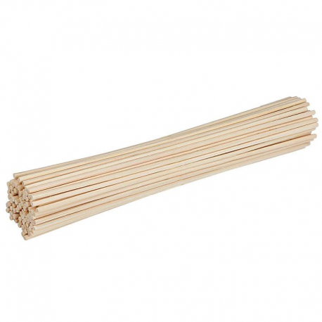 Bâtonnets en bois naturel 15cm - sachet de 80