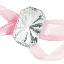 Bijoux façon Diamant taillé autocollants - 6 pièces