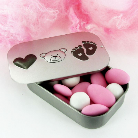 Boîte en zinc Bébé Ourson - pièce