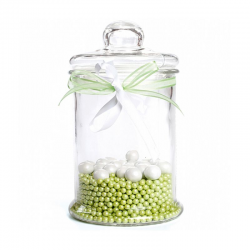 Bonbonnière en verre 18cm - pièce