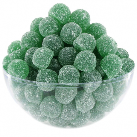 Gommes boules vertes menthol Auzier - 2kg