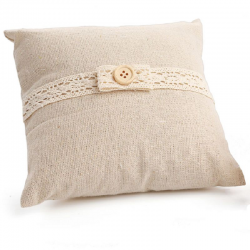 Coussin porte-alliances Bouton - pièce