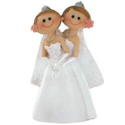 Femmes en couple PM H. 10cm - pièce