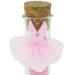 Tutus danseuse autocollants ROSE - 2 pièces