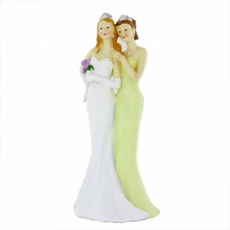 Statuette couple de Femmes GM H. 22cm - pièce