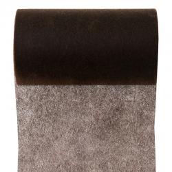 Ruban en intissé 10cm x 10m CHOCOLAT - pièce