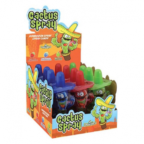 Cactus Spray Funny Candy- boîte de 12