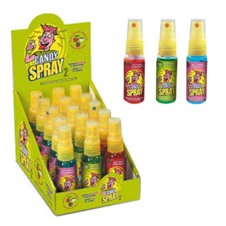 Candy spray 2 : pomme verte, framboise et cerise