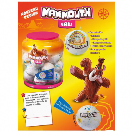 Mammouth ball nue - tubo de 30