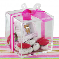 Boîte Cristal en plexiglass 8X8X8 CM - pièce
