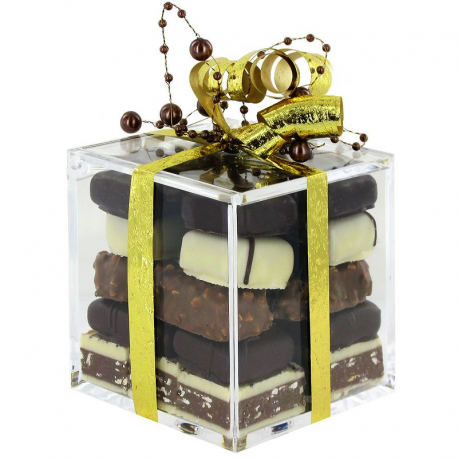 Boîte Cristal en plexiglass 8X8X8 CM - pièce