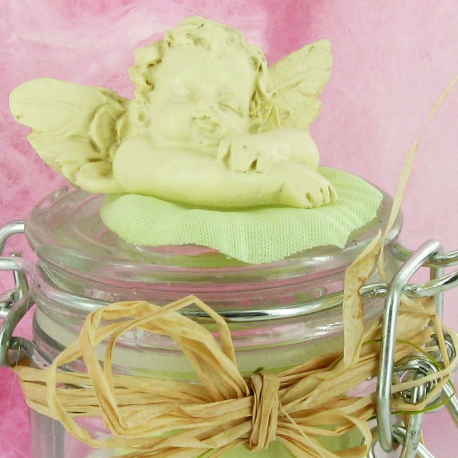 Ange rêveur ECRU à coller - pièce