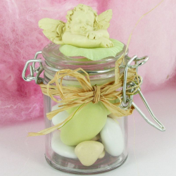 Ange rêveur ECRU à coller - pièce