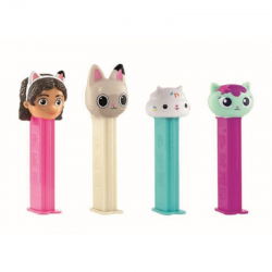 Pez figurine Les Gabby Doll'House + 1 recharge - le lot de 12