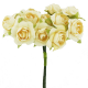 Bouquet de 12 roses IVOIRE - le bouquet