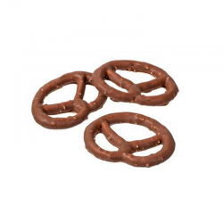 Bretzels salés enrobés de chocolat au lait - 100g