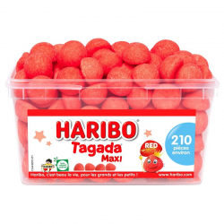 Tagada Fraises maxi HARIBO - tubo de 210