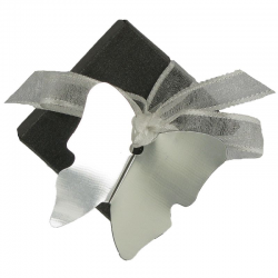 Etiquettes Miroir forme PAPILLON - 4 vignettes