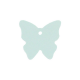 Etiquettes papillon BLEU CIEL - 4 vignettes