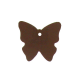 Etiquettes papillon CHOCOLAT - 4 vignettes