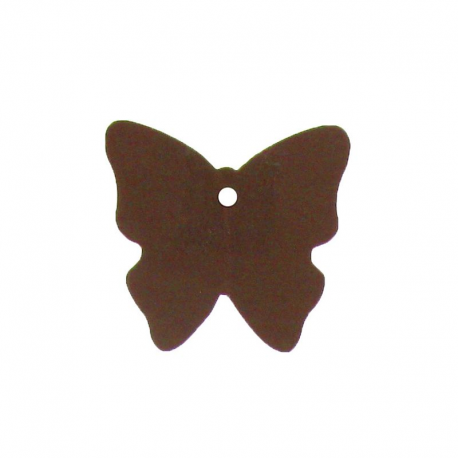 Etiquettes papillon CHOCOLAT - 4 vignettes