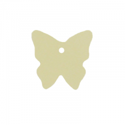 Etiquettes papillon IVOIRE - 4 vignettes