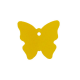 Etiquettes papillon JAUNE - 4 vignettes