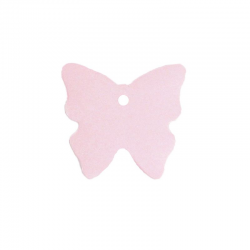 Etiquettes papillon ROSE - 4 vignettes