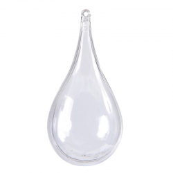 Gouttes transparentes en plexiglass - 20 pièces