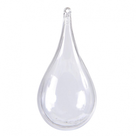 Gouttes transparentes en plexiglass - 20 pièces