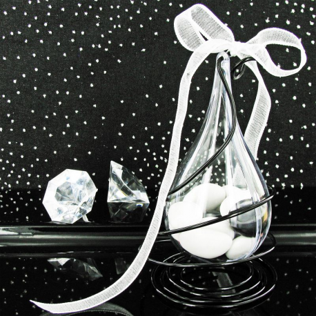 Gouttes transparentes en plexiglass - 20 pièces