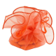 Pochons corolle en organdi ORANGE - 10 pièces