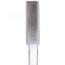 Ruban Cristal GRIS - la bobine de 25 mètres
