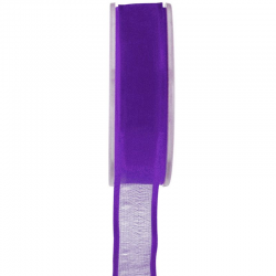 Ruban Cristal VIOLET - la bobine de 25 mètres