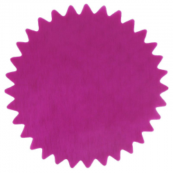 Tulles dentelés Cristal FUCHSIA - 50 pièces