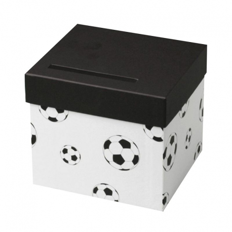 Urne / Tirelire football BLANC - pièce