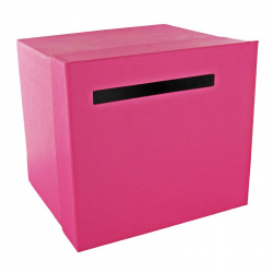 Urne / Tirelire unie FUCHSIA - pièce